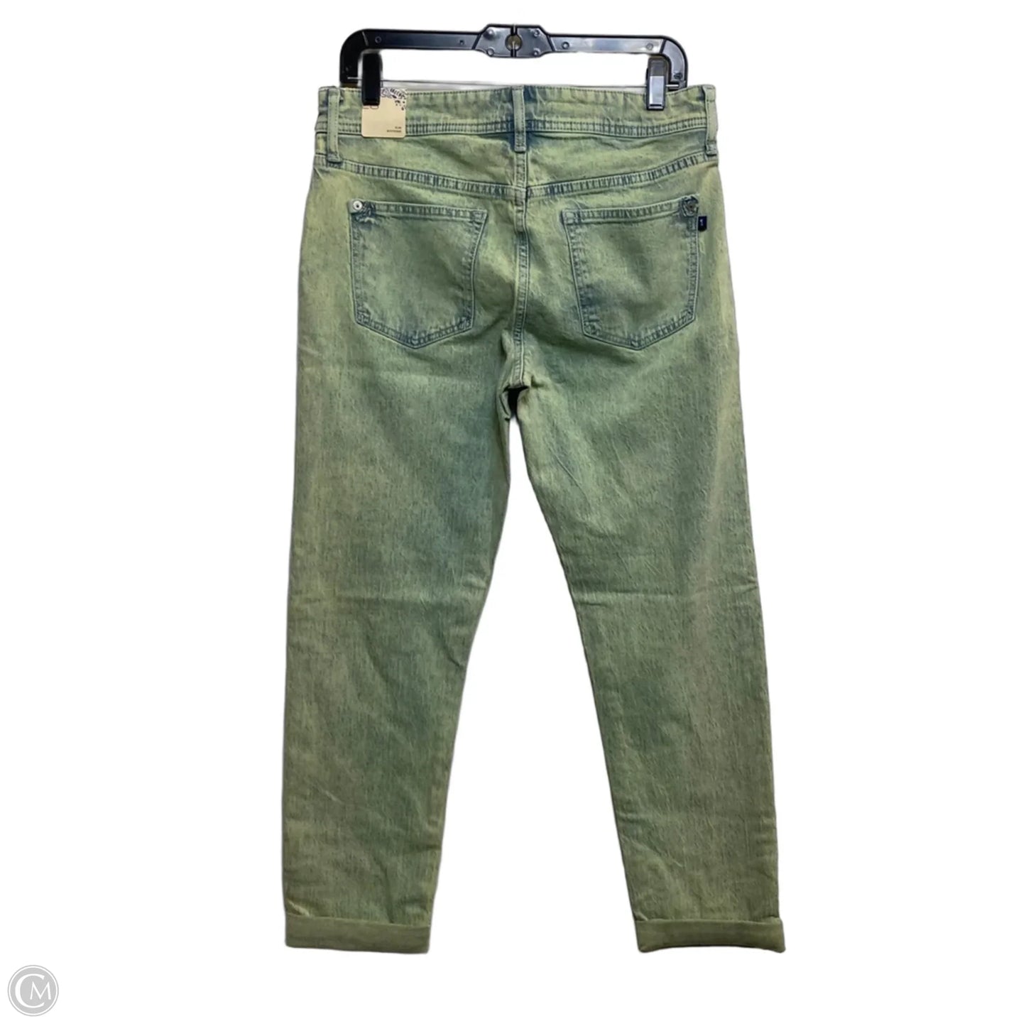 Jeans Boyfriend By Pilcro In Green Denim, Size: 6