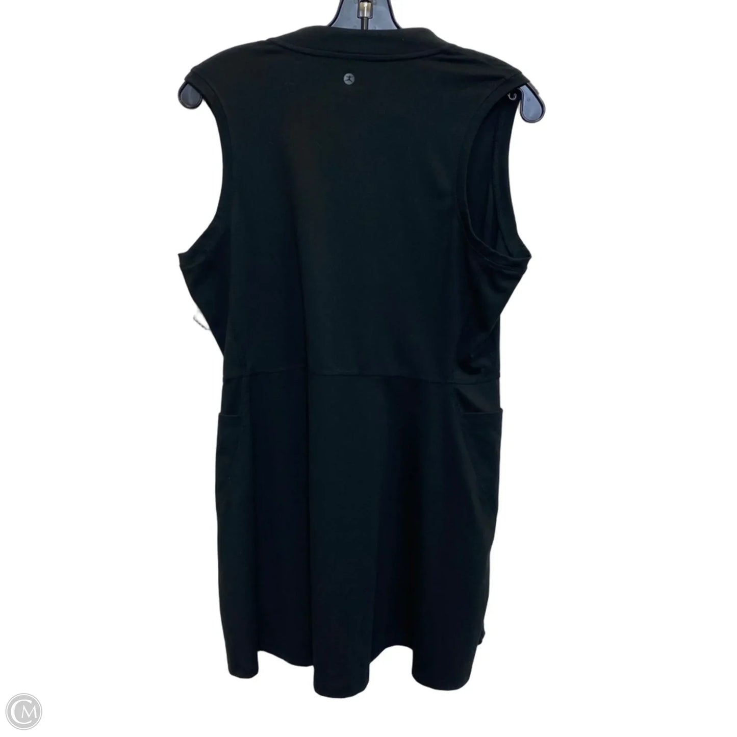 Athletic Dress By Danskin In Black, Size: L