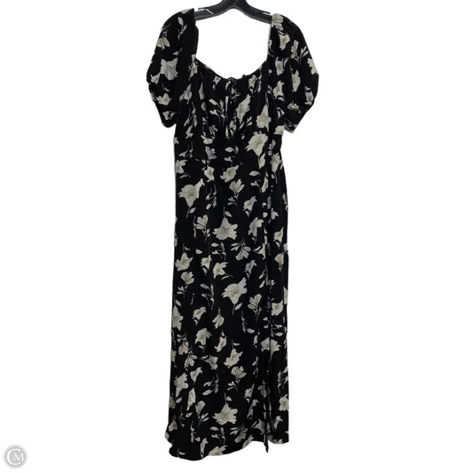 Dress Casual Maxi By Zenobia In Black & Cream, Size: 1x
