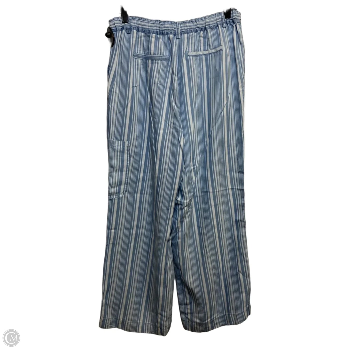 Pants Set 2pc By Sharagano In Blue & White, Size: M