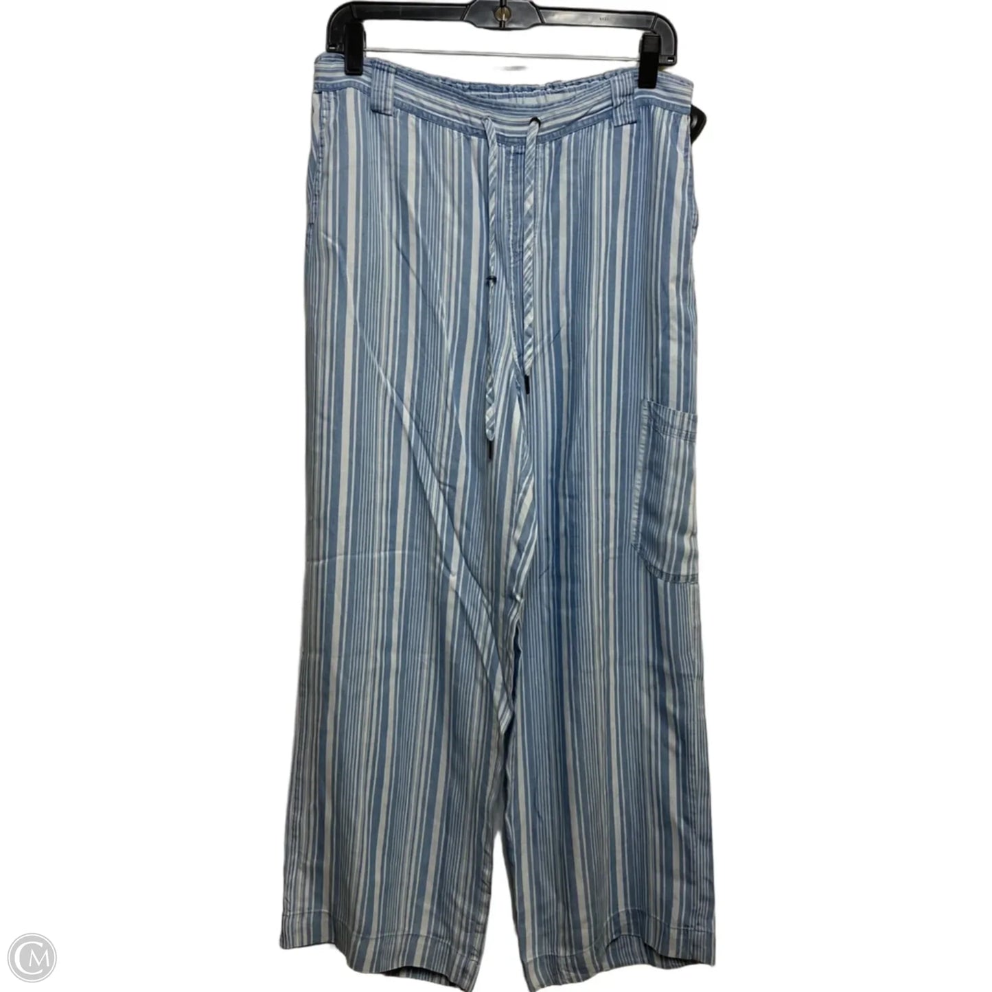 Pants Set 2pc By Sharagano In Blue & White, Size: M
