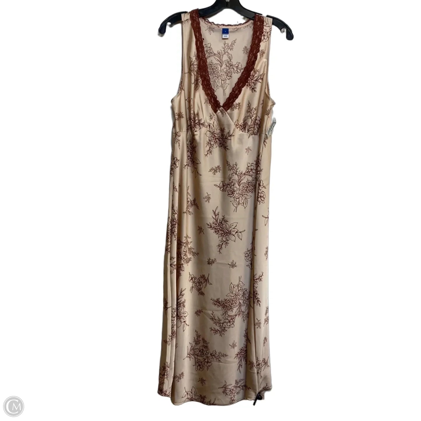 Dress Casual Maxi By Old Navy In Pink & Red, Size: L
