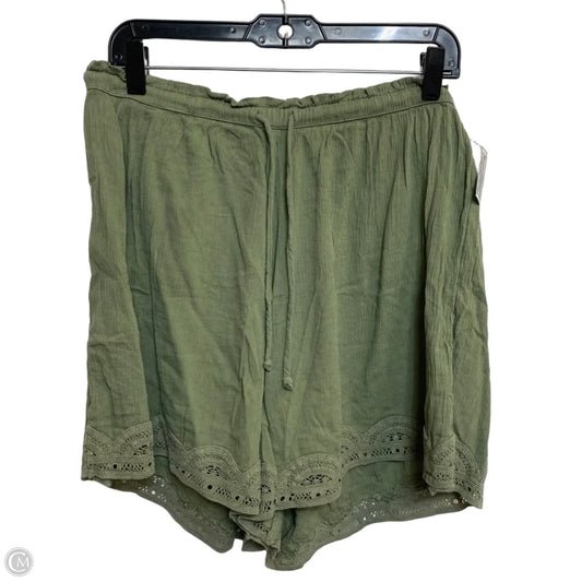Shorts By Aerie In Green, Size: L