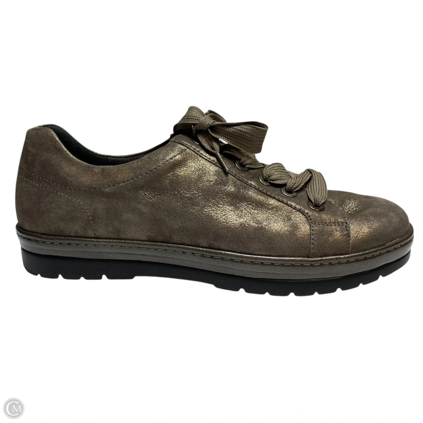 Shoes Flats By Vince In Grey, Size: 10
