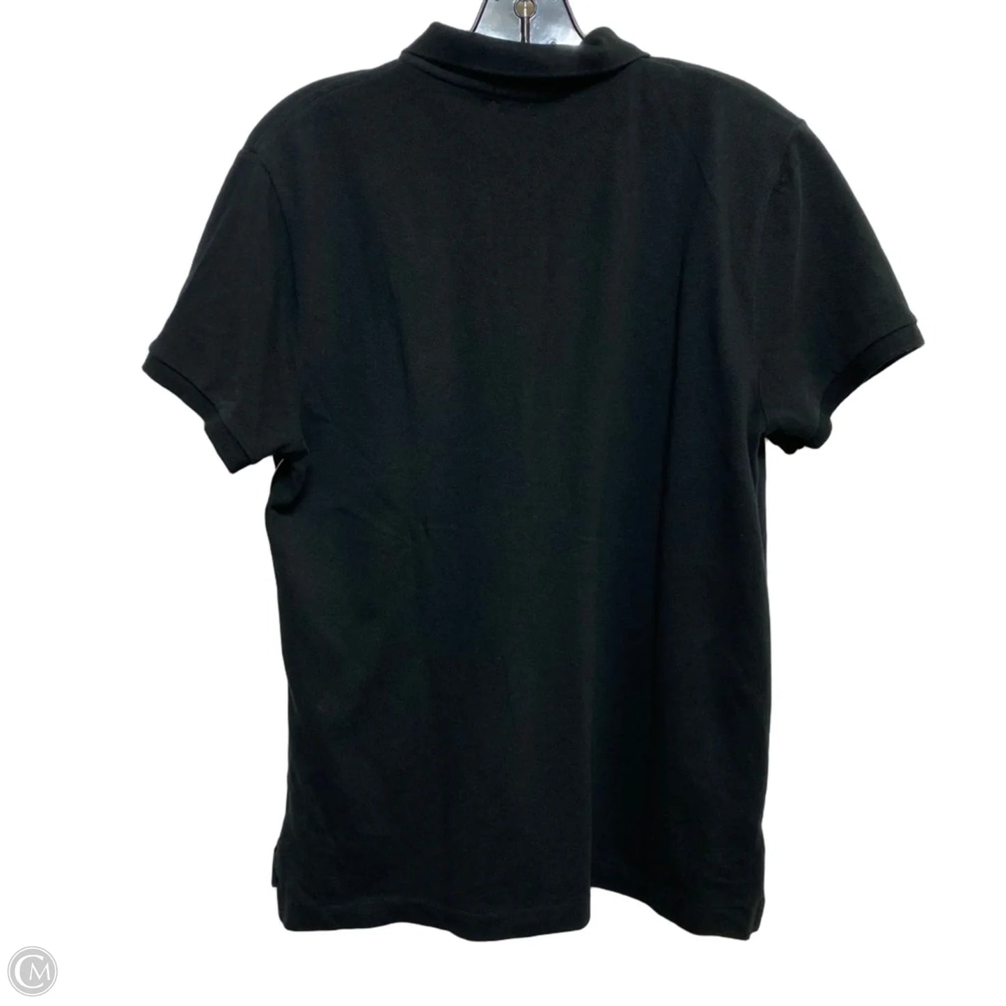 Top Short Sleeve By Polo Ralph Lauren In Black, Size: L