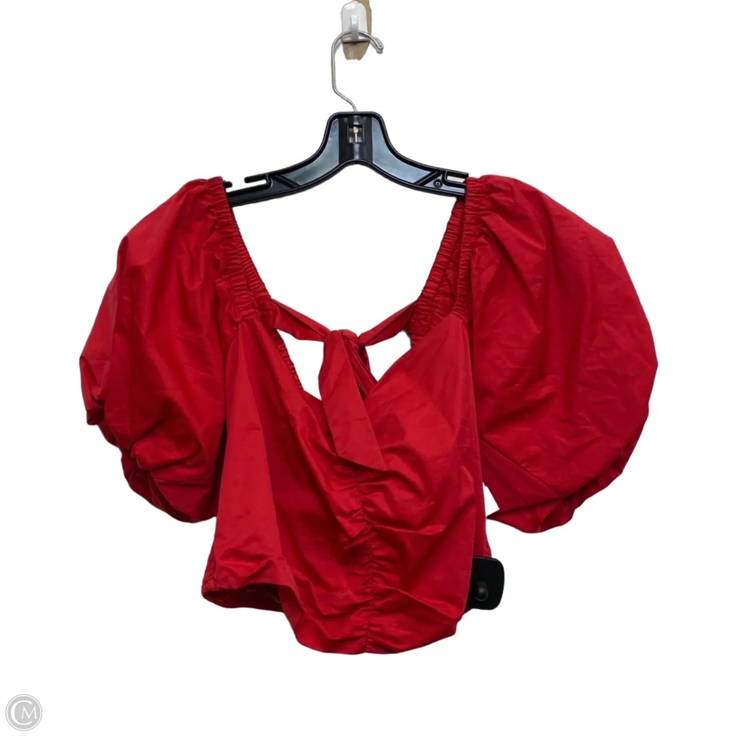Top Short Sleeve By Strut & Bolt In Red, Size: L