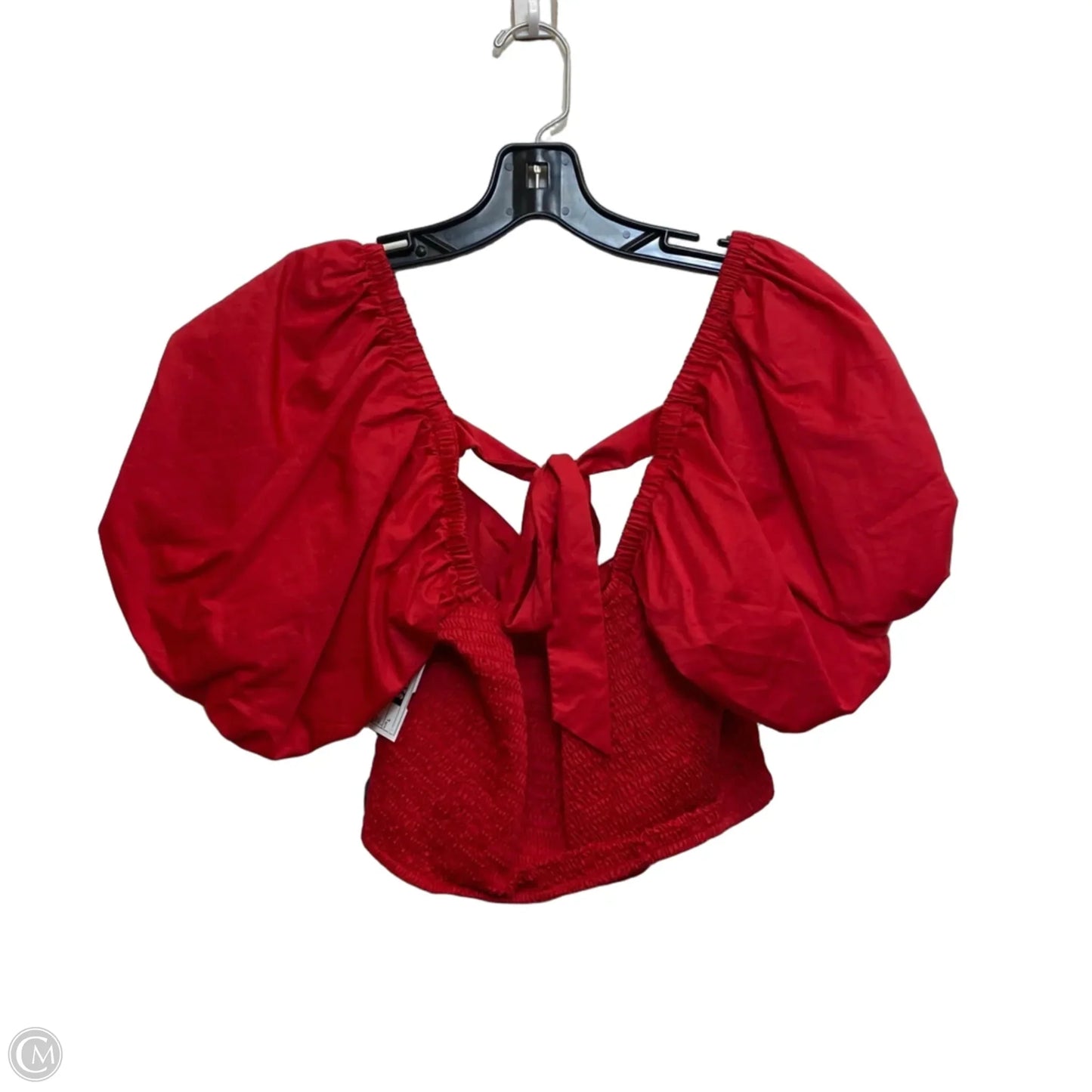 Top Short Sleeve By Strut & Bolt In Red, Size: L