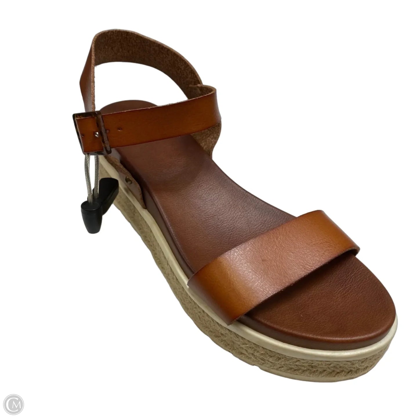 Sandals Heels Platform By Mia In Brown, Size: 10