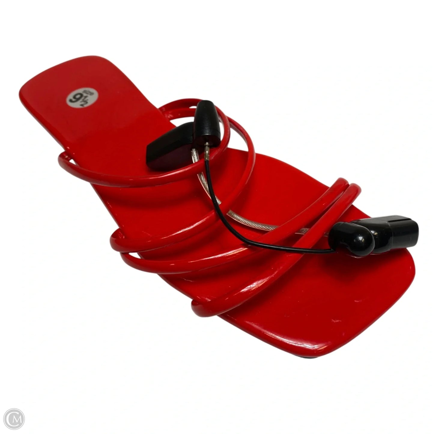 Sandals Flats By Cmf In Red, Size: 9.5