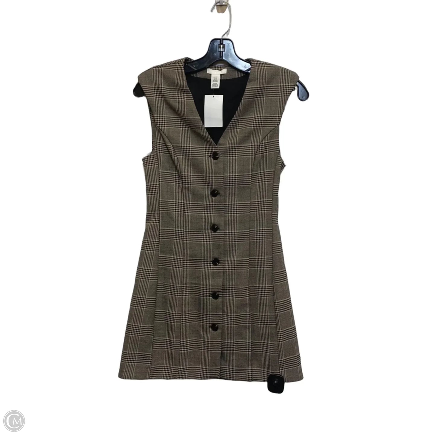Dress Casual Short By H&m In Brown, Size: Xxs