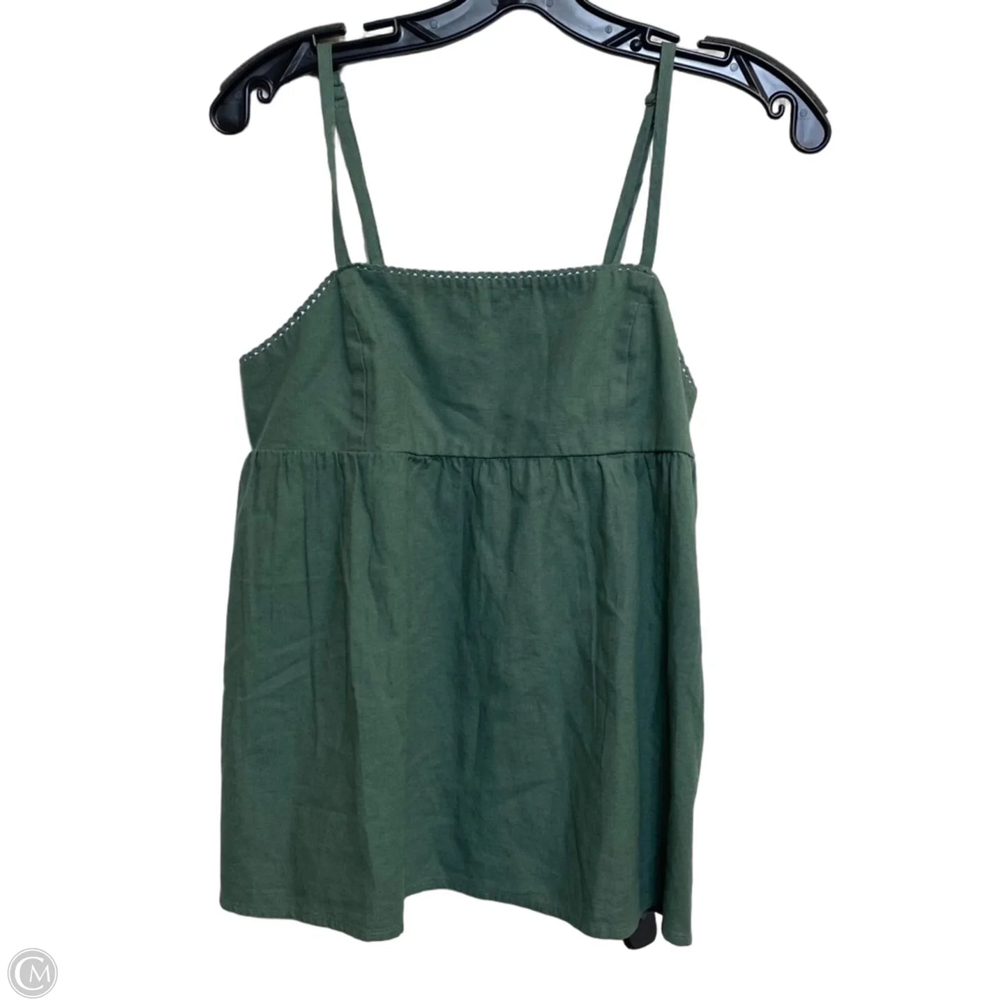 Top Sleeveless By Abound In Green, Size: S
