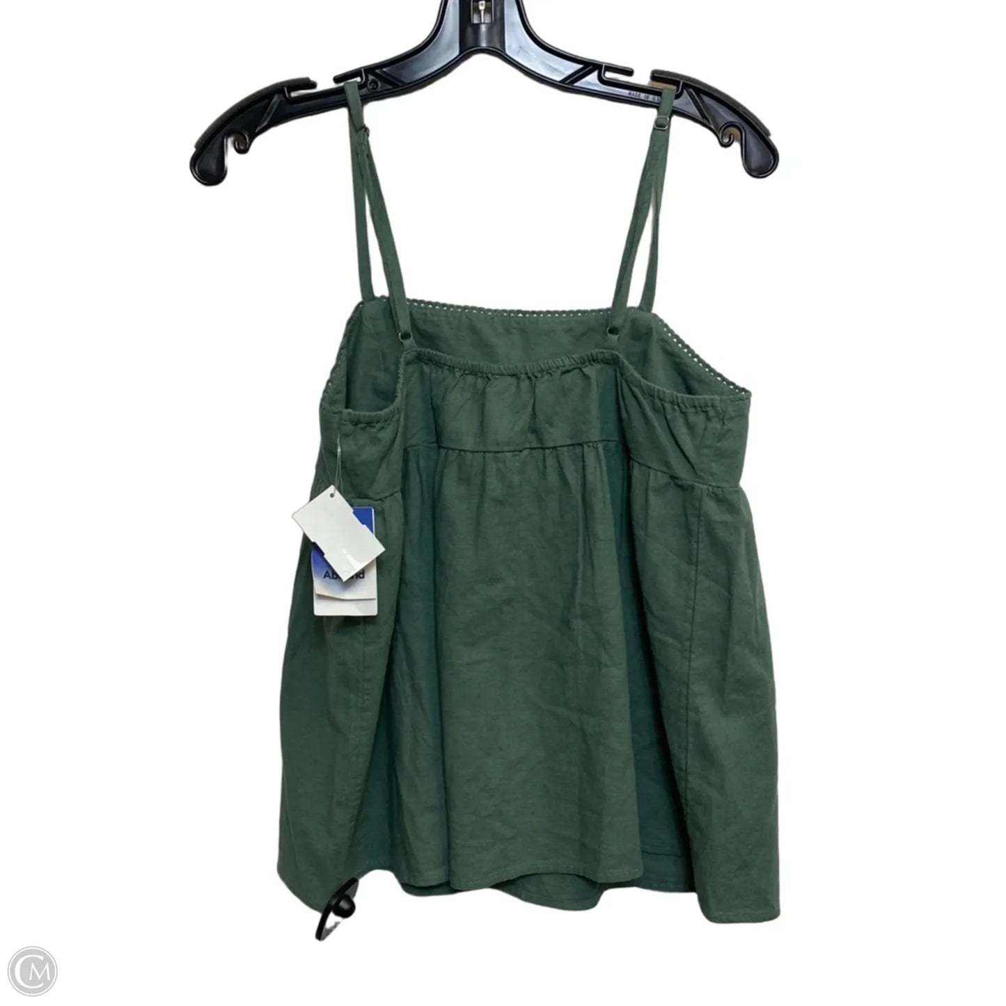 Top Sleeveless By Abound In Green, Size: S