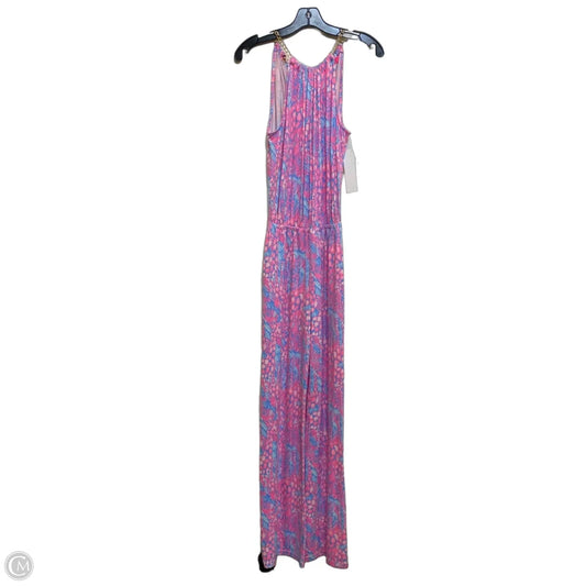 Jumpsuit Designer By Lilly Pulitzer In Blue & Pink, Size: Xxs
