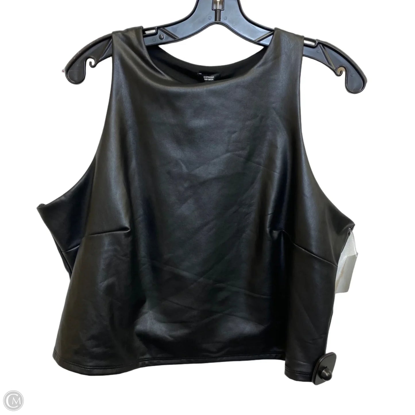 Top Sleeveless By Express In Black, Size: Xl