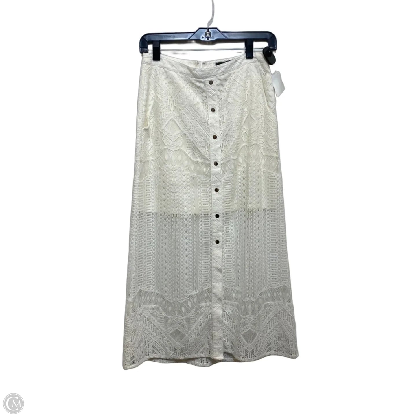 Skirt Maxi By Bcbgmaxazria In Cream, Size: Xs