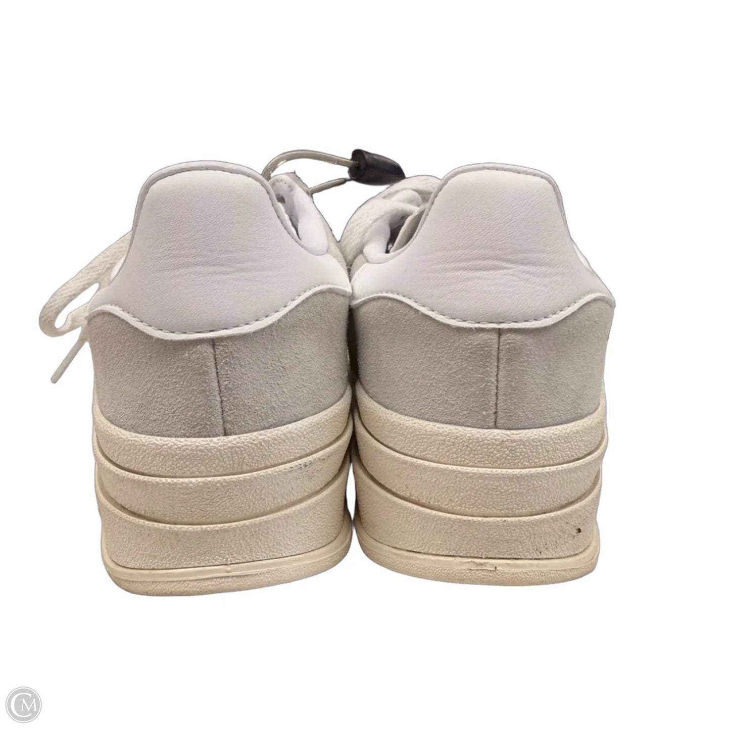 Shoes Sneakers By Adidas In Grey & White, Size: 6