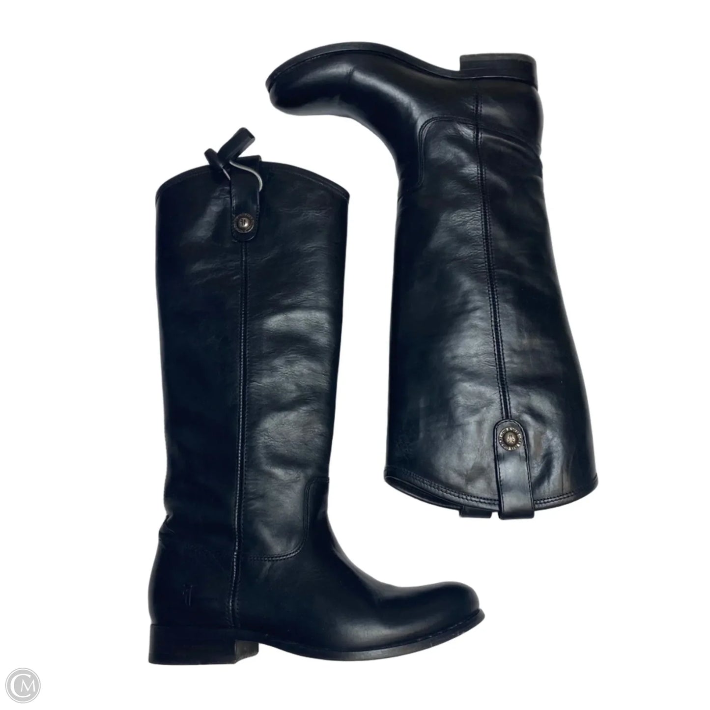Boots Designer By Frye In Black, Size: 6.5