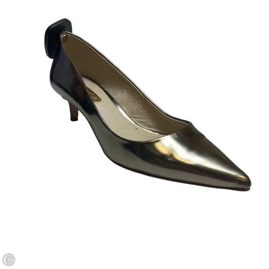 Shoes Heels Kitten By Louise Et Cie In Silver, Size: 7