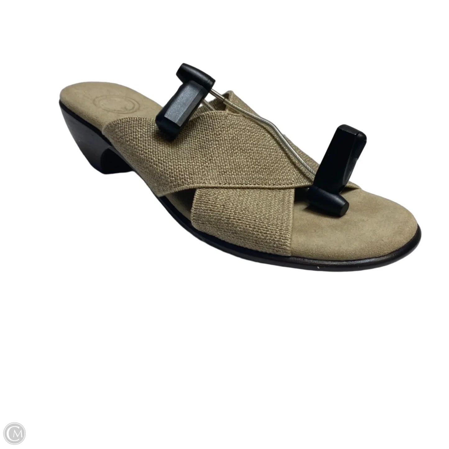 Sandals Heels Wedge By Charleston Shoe Co In Tan, Size: 7