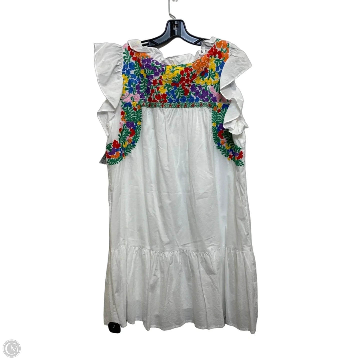Dress Casual Short By J.marie In White, Size: Xl