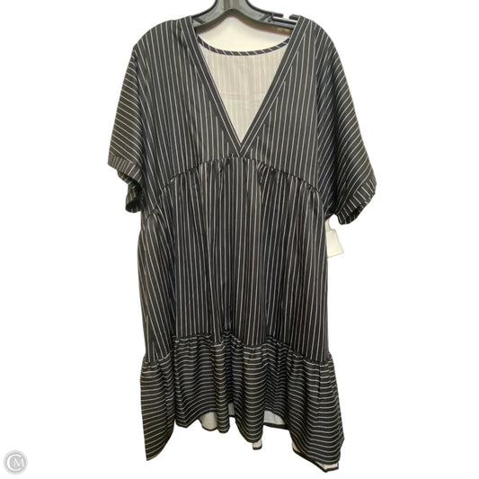 Dress Casual Short By Shein In Black & White, Size: 3x