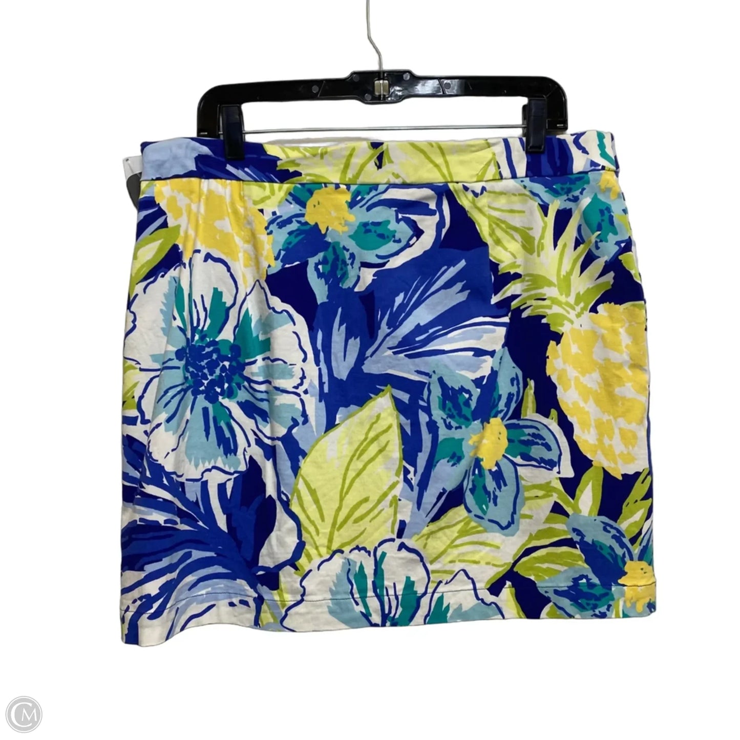 Skort By Rafaella In Blue & Green, Size: Xl