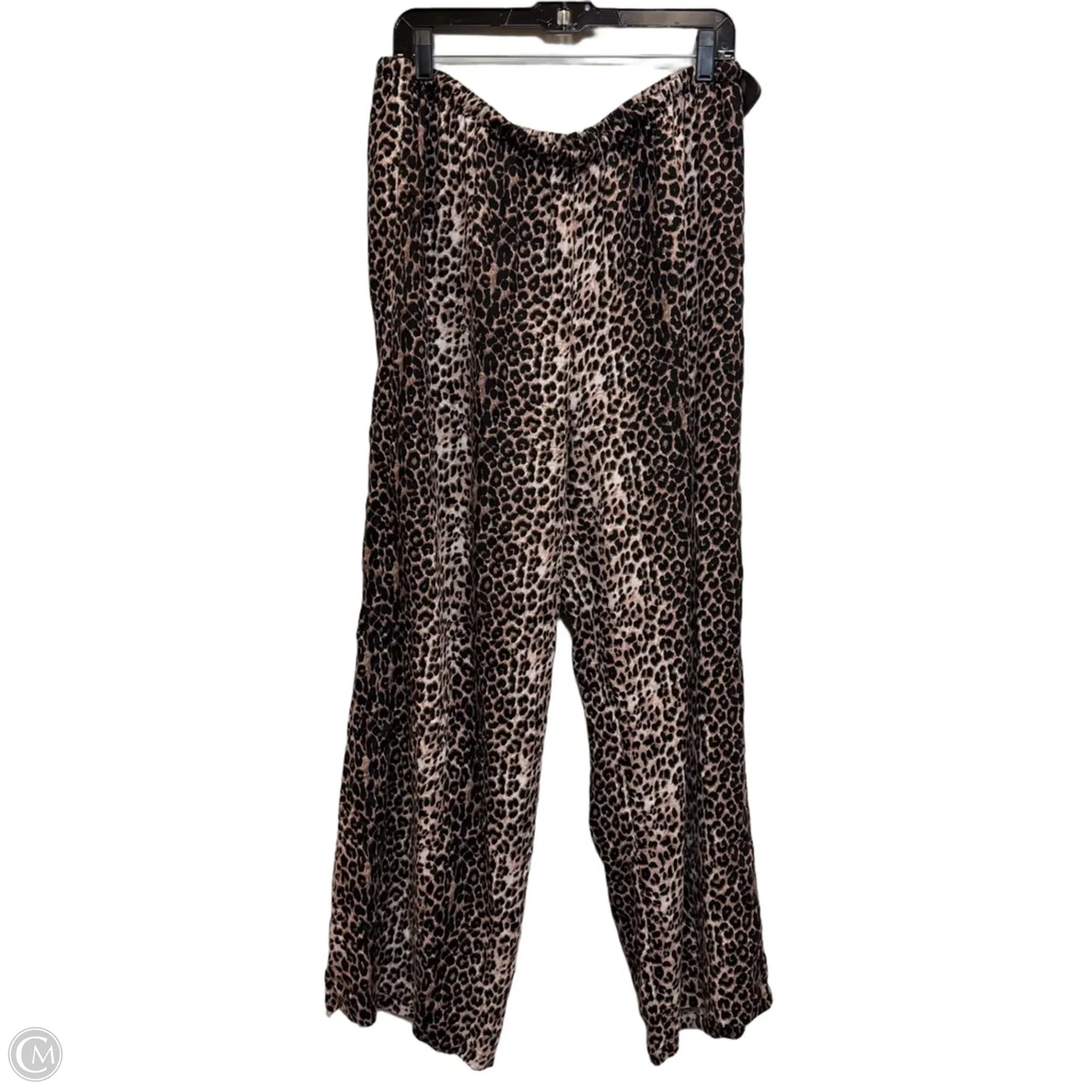 Pants Wide Leg By Sincerely Jules In Animal Print, Size: Xl