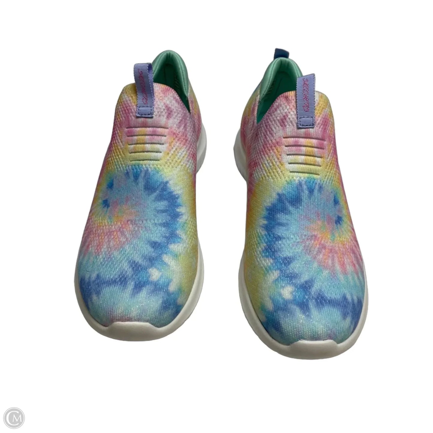 Shoes Sneakers By Skechers In Tie Dye Print, Size: 6