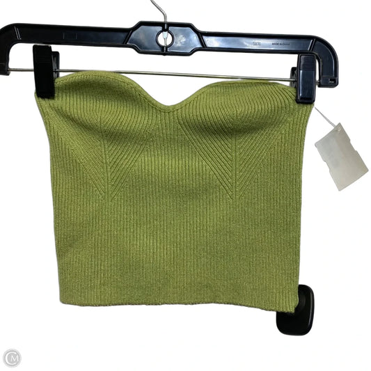 Top Sleeveless By Double Zero In Green, Size: S