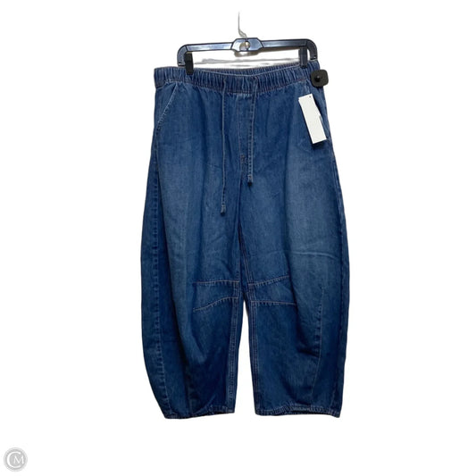 Jeans Barrel Leg By Old Navy In Blue Denim, Size: Mp