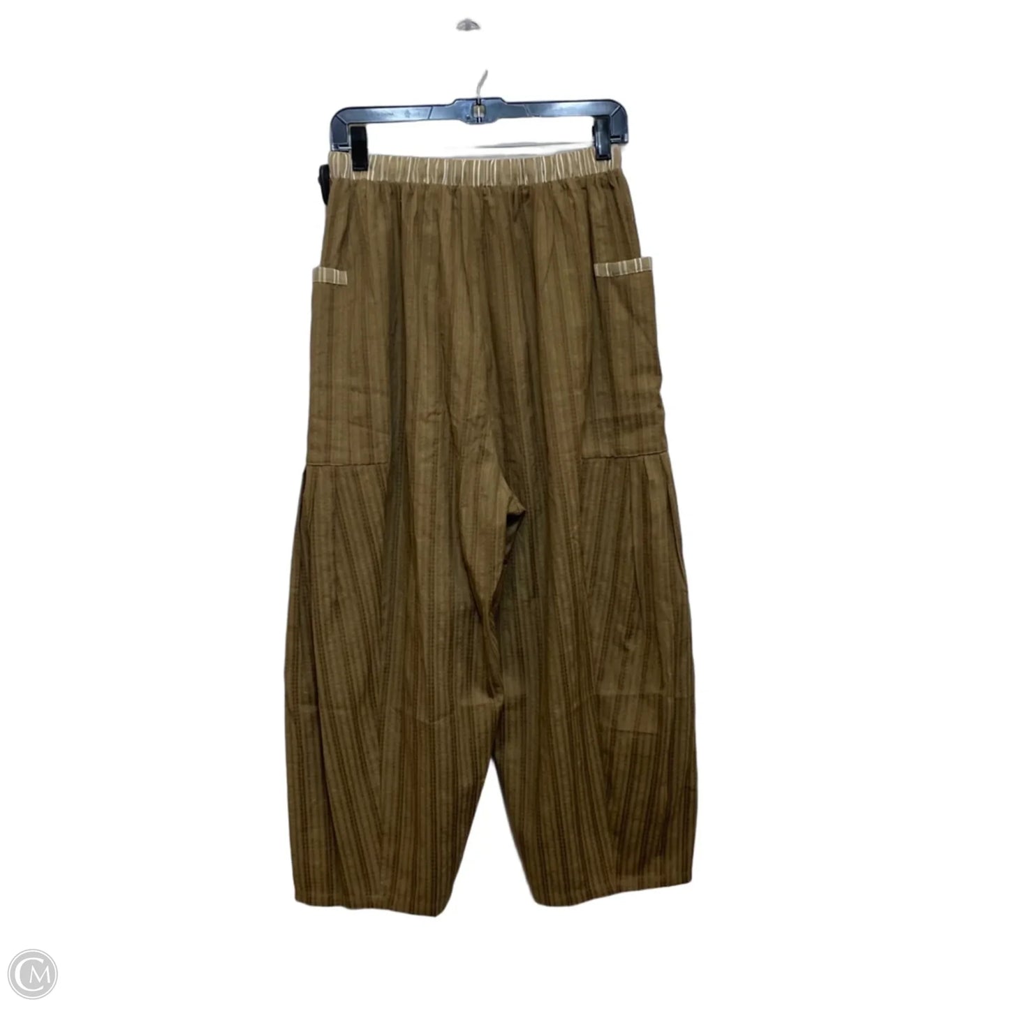 Pants Cropped By Oddi In Green, Size: S