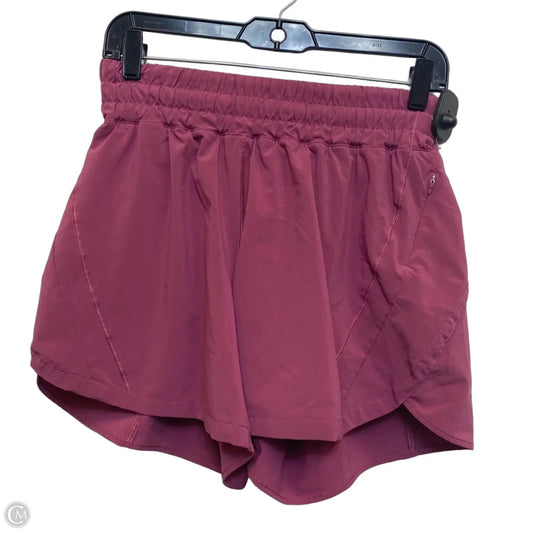 Athletic Shorts Designer By Lululemon In Pink, Size: 8