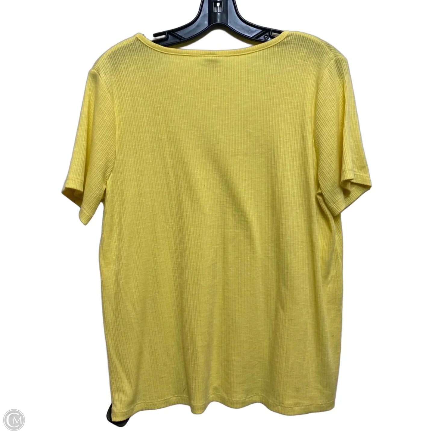 Top Short Sleeve By Old Navy In Yellow, Size: M