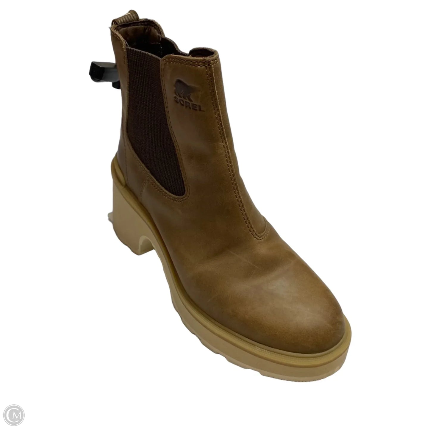 Boots Ankle Heels By Sorel In Brown, Size: 7