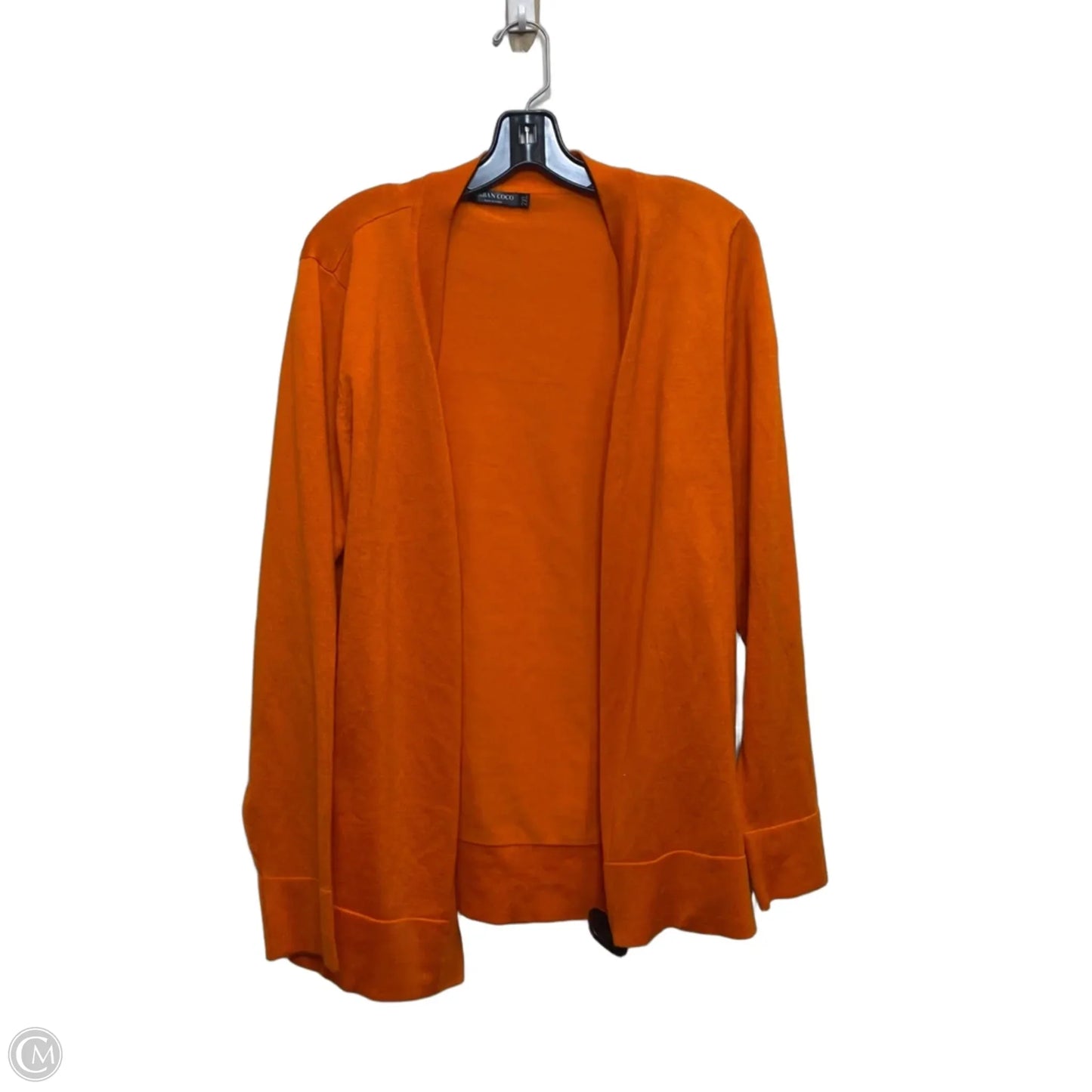 Cardigan By Urban Coco In Orange, Size: 2x