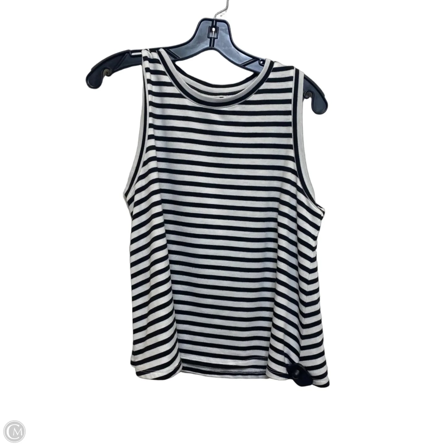 Top Sleeveless By Wonderly In Black & White, Size: M