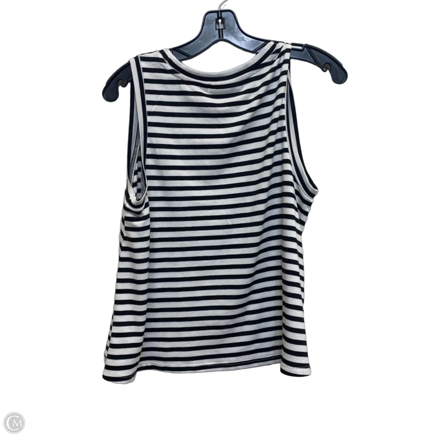 Top Sleeveless By Wonderly In Black & White, Size: M