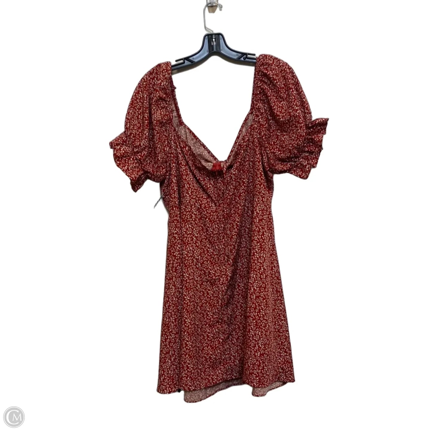 Dress Casual Short By Shein In Red & White, Size: 2x