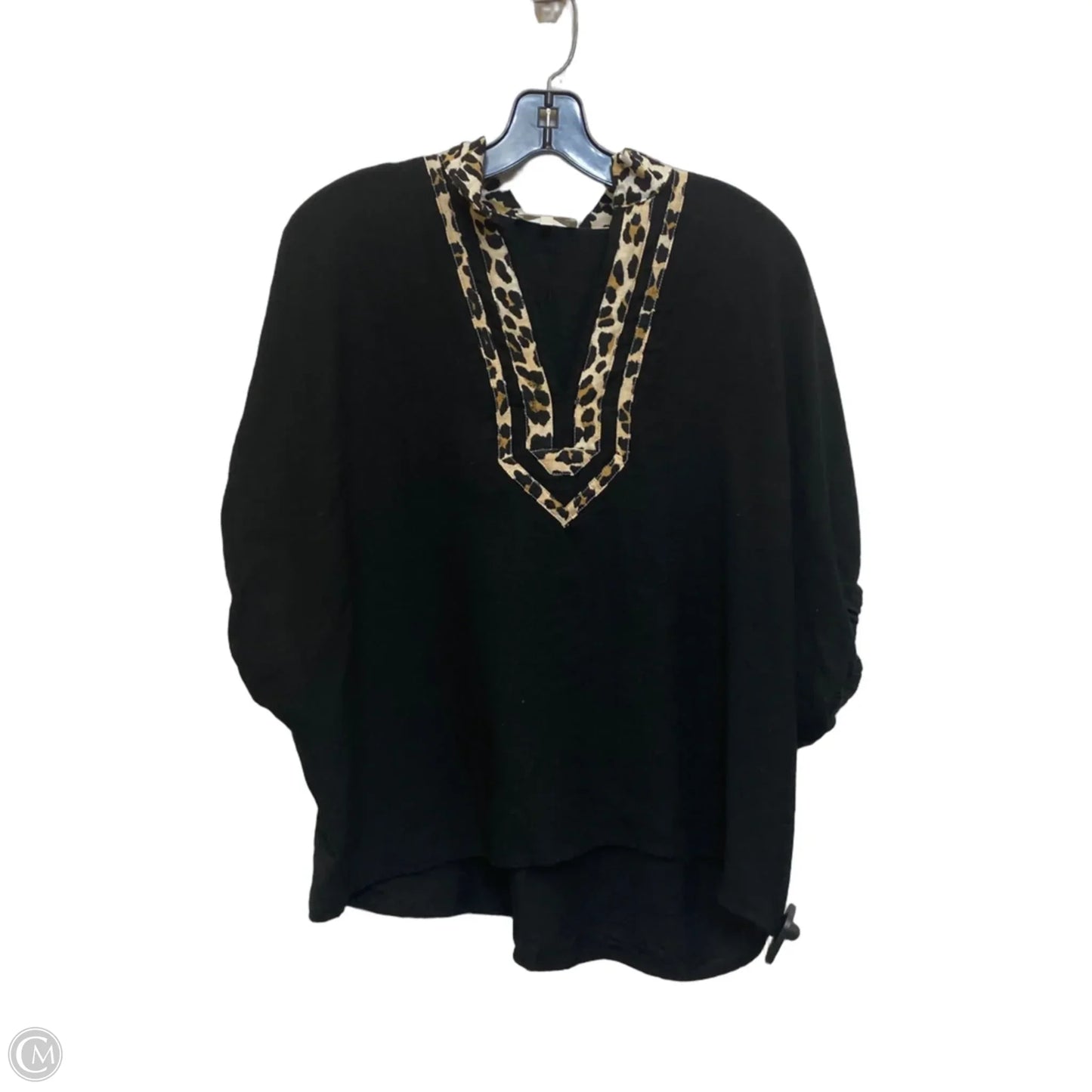 Top Short Sleeve By Entro In Black, Size: M