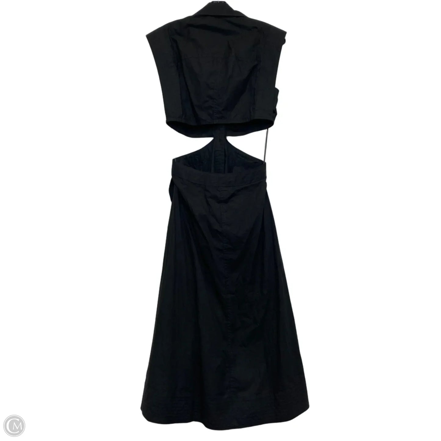 Dress Casual Midi By Banana Republic In Black, Size: S