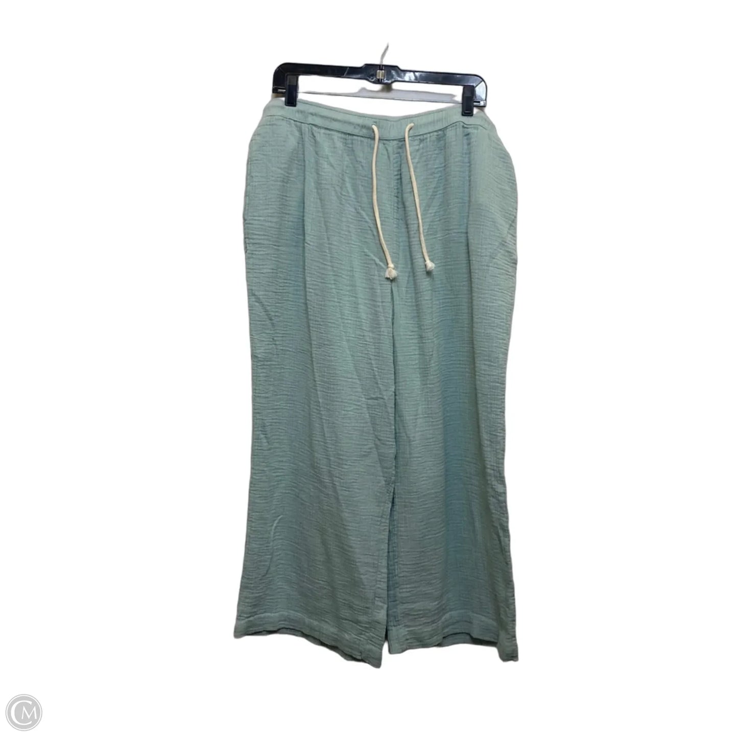 Pants Wide Leg By Wonderly In Green, Size: Xxl