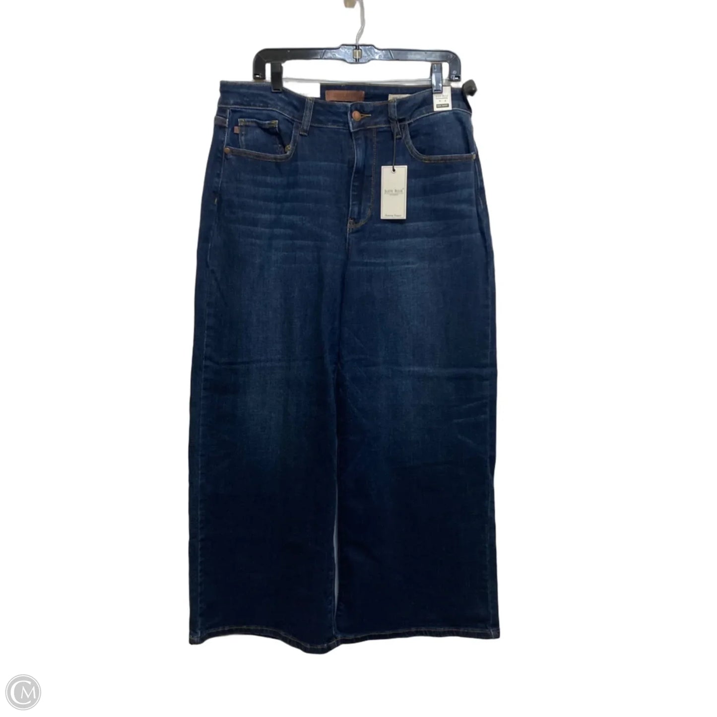 Jeans Wide Leg By Judy Blue In Blue Denim, Size: 14