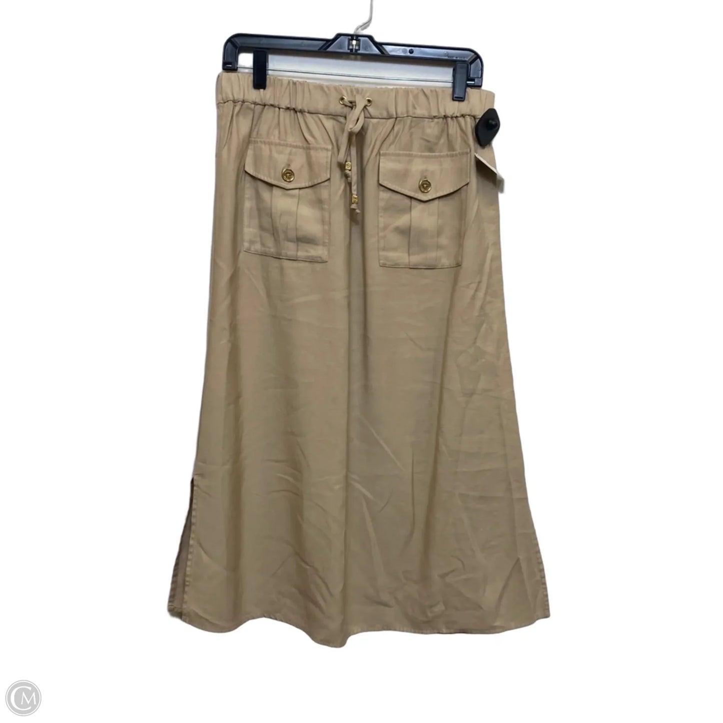 Skirt Midi By Michael By Michael Kors In Tan, Size: M