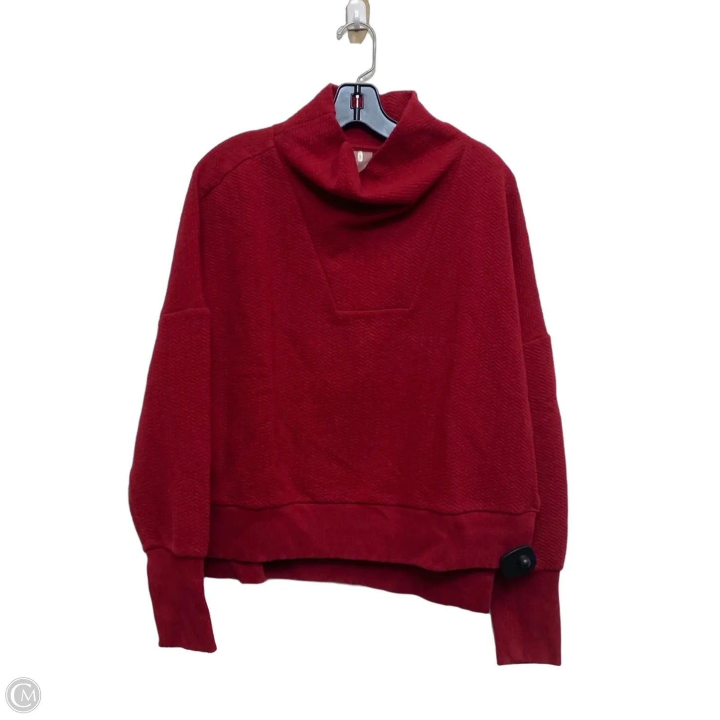Athletic Sweatshirt Collar By Calia In Rainbow Print, Size: S