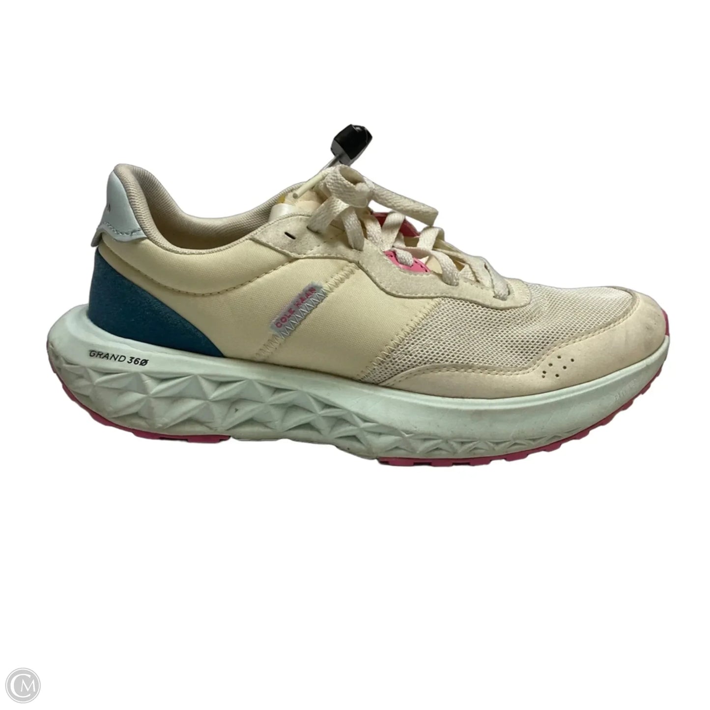 Shoes Designer By Cole-haan In Blue & Cream, Size: 9.5