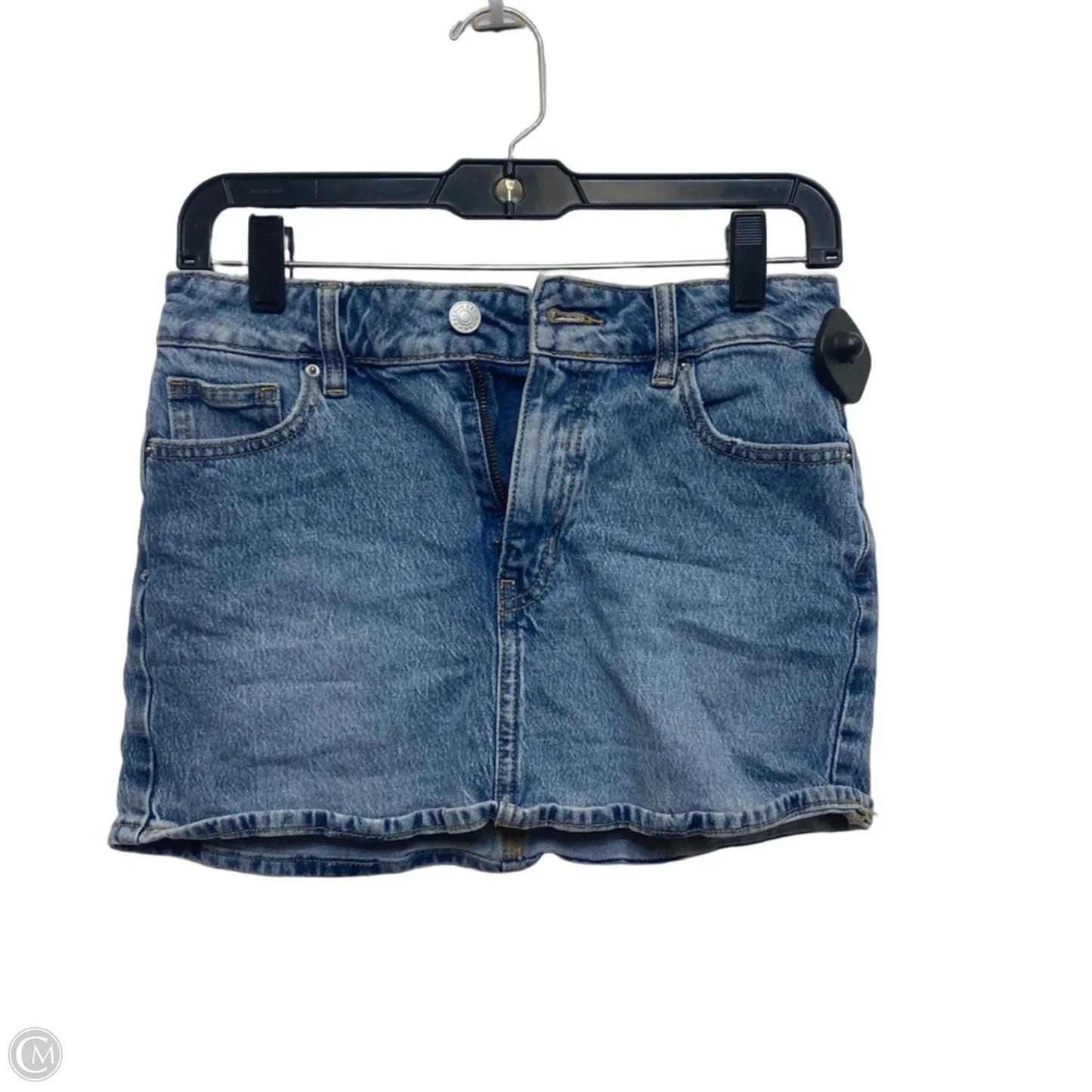 Skirt Mini & Short By Pacsun In Blue Denim, Size: Xs