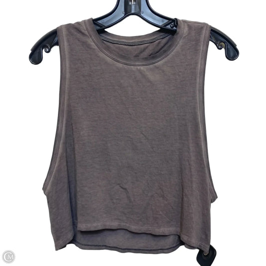 Athletic Tank Top By Lululemon In Grey, Size: S