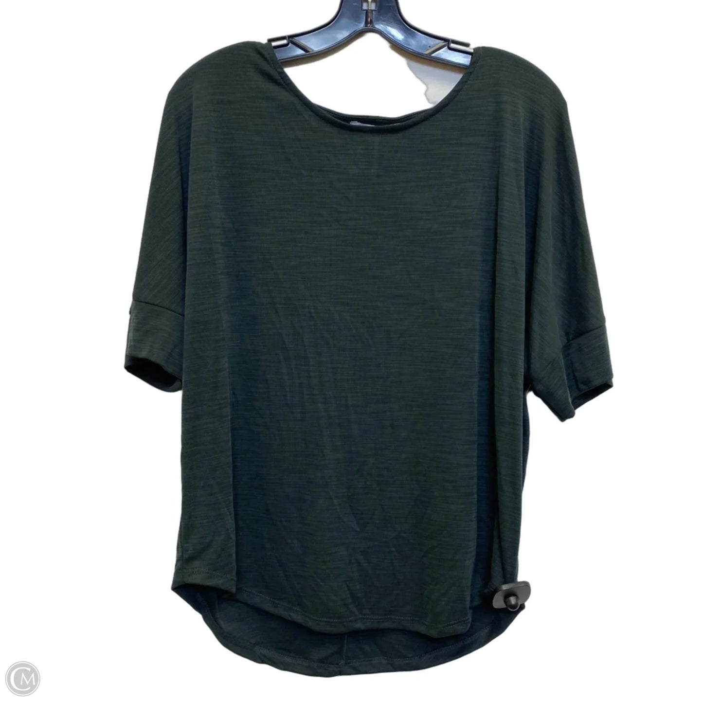 Top Short Sleeve By Green Envelope In Grey, Size: L