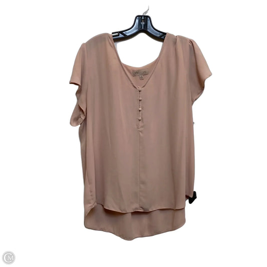 Top Sleeveless By Philosophy In Pink, Size: 1x
