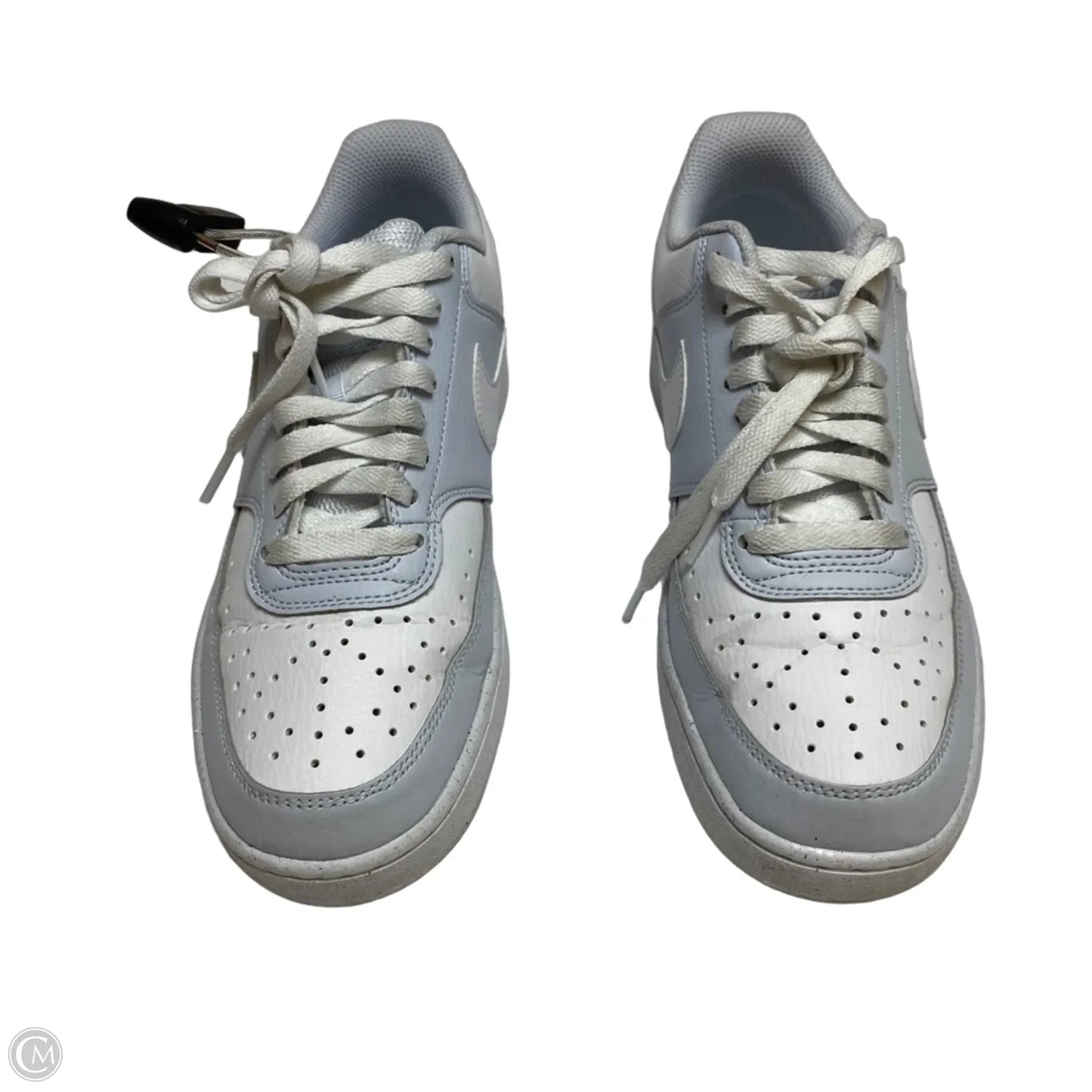 Shoes Sneakers By Nike In Blue & White, Size: 8